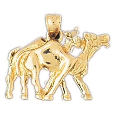 Cheap Girls Jewelry Dazzlers Solid 14k Gold Camels Charm Pendant Available in three colors from jewelsberry (weights: 3.2 grams only) For Sale