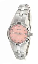 Fossil Women's Dress Pink Dial Stainless Steel Watch #AM4123