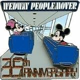 Disney Pins - Wedway Peoplemover - 35th Anniversary - Limited Edition Pin 77616