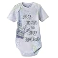 Infants' Kissu Kissu My Dad is My Hero Bodysuit - Crown