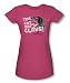 Search : Catwoman - Claws Juniors T-Shirt In Hot Pink