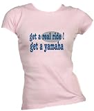 get a real ride! Get a yamaha Ladies/Juniors FITTED Crew-neck T-Shirt In Various Colors & Sizes