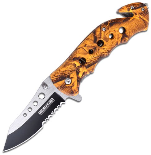 Tac Force TF-498OC Outdoor Assisted Opening Folding Knife 4.75-Inch Closed Tac Force TF-498OC Outdoor Assisted Opening Folding Knife 4.75-Inch Closed Hunting Knives