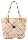 Coach Peyton Tattersal Tote Multicolor 21863