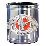 Texas Longhorns Stainless Steel Beverage Can Cooler - NCAA College Athletics Fan Shop Sports Team Merchandise