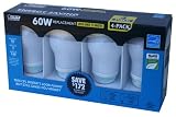 Feit Electric 60 Watt Replacement Bulbs, Use only 15 Watts, 4 pack