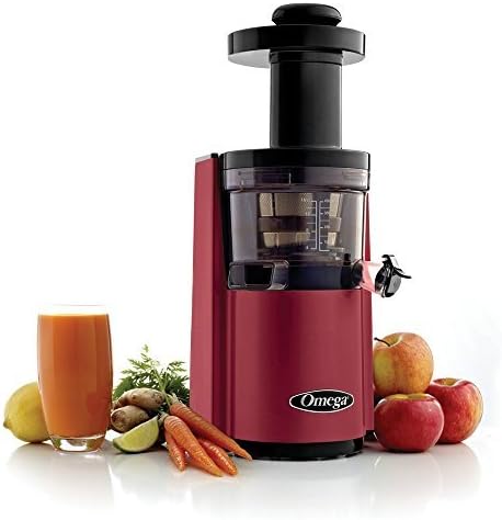 Omega Vertical Juicing System VSJ843RR, Red by Omega Juicers