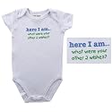 Baby-Says Bodysuit - Here I Am - Other Wishes, 3-6 months