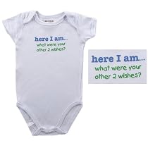 Baby-Says Bodysuit - Here I Am - Other Wishes, 3-6 months