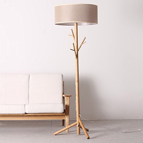 OAKLIGHTING Modern Tree Branch Wood Floor Lamps Lights Wooden Coat Rack