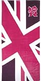 Olympic 2012 London Union Jack Pink Beach Bath Towel
