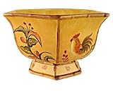 Pedestal Fruit Bowl, Decorative Bowl Rooster