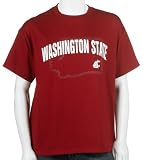 Washington State Cougars 100% Cotton Short Sleeve T-Shirt
