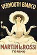 (24x36) Marcello Dudovich Vermouth Bianco Martini and Rossi Art Print Poster