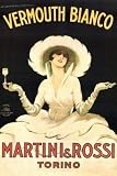 (24x36) Marcello Dudovich Vermouth Bianco Martini and Rossi Art Print Poster