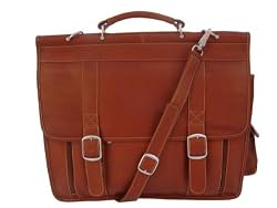 Piel Leather European Briefcase - Leather - Saddle - Saddle