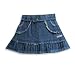 Baby : Wild Mango - Girls Rodeo Jean Skirt, Denim Blue (Size 4)