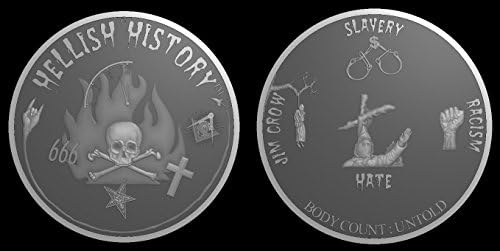 Anti Slavery Hate KKK History Abolition Negro Civil Rights South Token Coin MLK