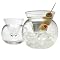 Stemless Martini Glasses Set of 2 with Chilling Bowls