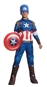 Rubie's Costume Avengers 2 Age of Ultron Child's Deluxe Captain America Costume, Medium