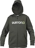 BURTON Kinder Kapuzenpullover mit Reissverschlu&szlig; Boys Kinder LOGO HORZ, HEATHER TRENCH GREEN, M, 236629
