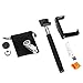 Dealgadgets 3360879 Built-in Bluetooth Remote Shutter Extendable Self-portrait Monopod for iPhone 6,6 Plus,5,5s,5c, Samsung Galaxy S6,S6 Edge,S5 Bundle With Clean Cloth and Lens