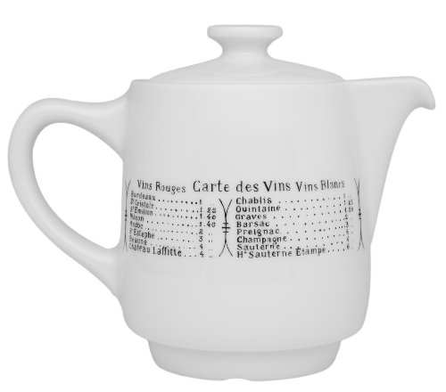 Pillivuyt Brasserie Coffee / Tea Pot, 18 Ounce Capacity