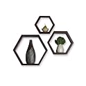 3 Set of Hexagon Shelves
