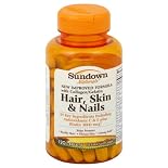 Sundown Naturals Hair, Skin & Nails, 120 Caplets, 120 ct.