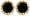 10k Yellow Gold Milgrain Black Diamond Stud Earrings (1/2 cttw)