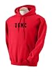 Custom distressed style USMC Marine Corps on mens hooded pullover sweatshirt