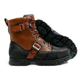 Polo Ralph Lauren Brennen Mens Boot Tan Leather 81210809714J by Polo Ralph Lauren