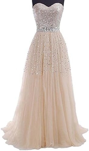 Shixi Marriage Women's Exquisite Sweetheart Tulle Long Prom Dresses 2016 Party Gowns
