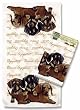 Dachshund Puppies Kitchen Tea Towels Set/2 Leslie Anderson