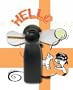 PRE-Programmed LED Message Fan Party Pack - 10PK