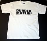 The Office Dunder Mifflin Paper Company T-shirts - 8 Colors including Red, White, Orange, Brown & Olive