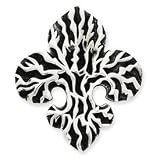 Sterling Silver Gothic Fleur de lis Pendant - JewelryWeb