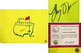 Gary Nickluas Signed 2000 Masters Golf Pin Flag