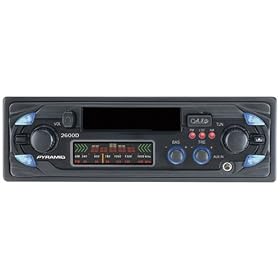 Pyramid 2600D AM/FM Cassette Player with Fully Detachable Face