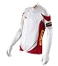 PowerBar Radtrikot Kurzarm, Größe S, grau/bordeaux