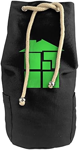 Karset Homestuck Sburb Logo Vertical Bucket Cylindrical Shaped Canvas Beam Port Drawstring Sports Basketball Shoulders Backpack Bags