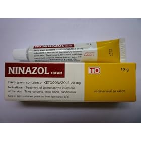 10g Ninazol Cream Ketoconazole 2% Anti Fungi and Yeasts At Skin