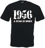 A STAR IS BORN + GEBURTSJAHR Fun Shirt S M L XL XXL 3XL 4XL 5XL (15 Farben)