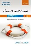 QandA: Law of Contract 2007 and 2008
