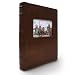 Kitchen & Housewares : Large Bonded Leather Photo Album Holds 300 Pictures, Brown