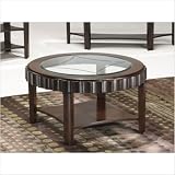 41Cvb5S1mHL. SL160  Bernards Merlot Coffee Table with a Ridged Apron and Glass Top