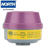 North Organic Vapor / Acid Gas Cartridge For 5400, 5500, 7600 and 7700 Series Air Purifying Respirator (APR) With P100 Filter (2 pack)
