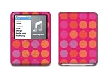 Pink Polka Dots Skin Decal Protector for Ipod Nano 3rd Generation
