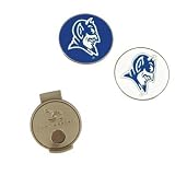 DUKE BLUE DEVILS OFFICIAL GOLF HAT CLIP AND BALL MARKERS