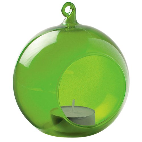 BAUBLE - Glass Hanging Garden Tealight Holder 